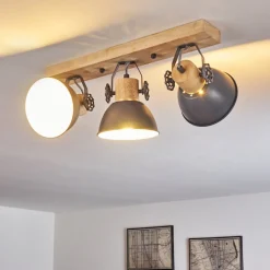 Plafonnier Orny Bois Clair, 3 Lumieres