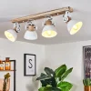 Plafonnier Orny Bois Clair, Blanc, 4 Lumieres