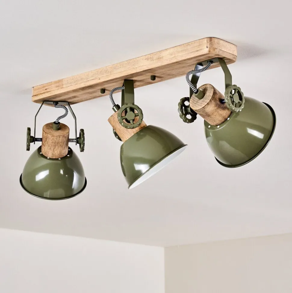 Plafonnier Orny Bois Clair, 3 Lumieres