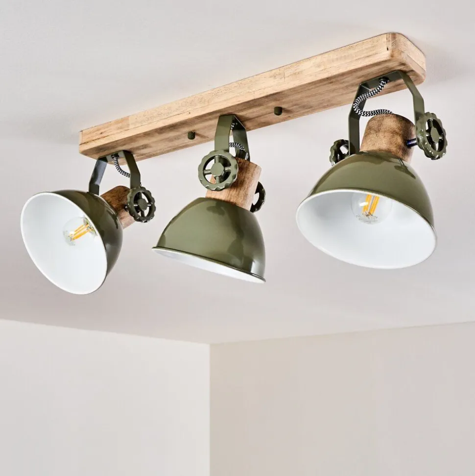 Plafonnier Orny Bois Clair, 3 Lumieres