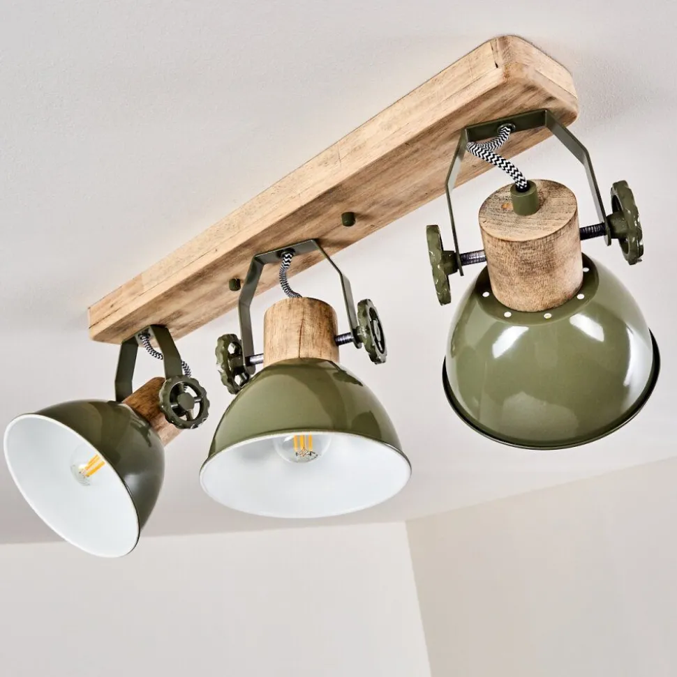 Plafonnier Orny Bois Clair, 3 Lumieres