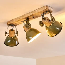 Plafonnier Orny Bois Clair, 3 Lumieres
