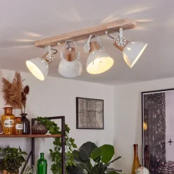 Plafonnier Orny Ecru, 4 Lumieres