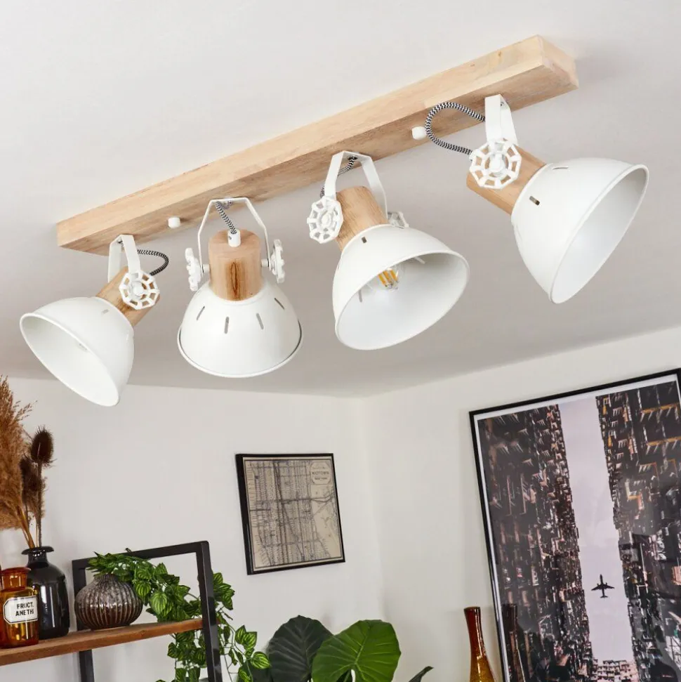 Plafonnier Orny Ecru, 4 Lumieres