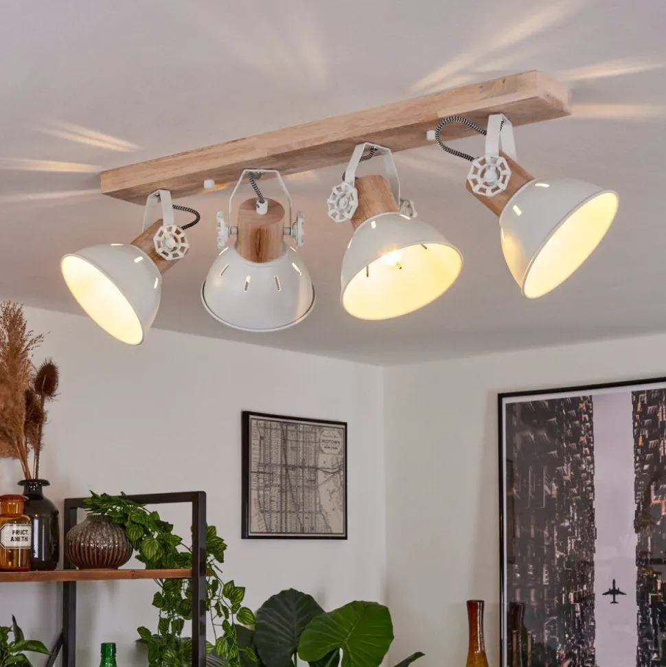 Plafonnier Orny Ecru, 4 Lumieres