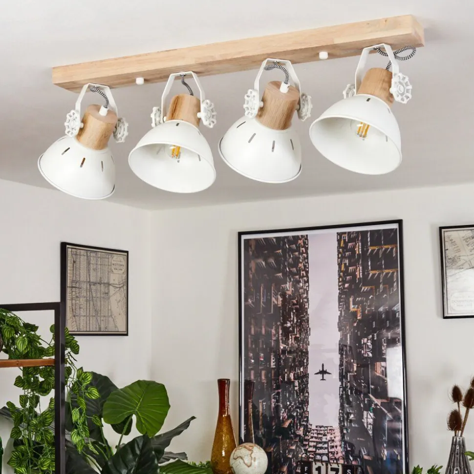 Plafonnier Orny Ecru, 4 Lumieres