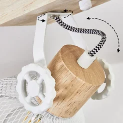 Plafonnier Orny Ecru, Blanc, 2 Lumieres