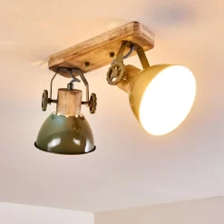 Plafonnier Orny Vert, 2 Lumieres