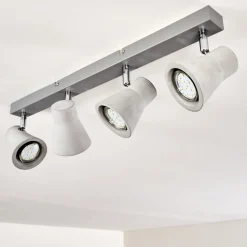 Plafonnier Osco Led Gris, 4 Lumieres