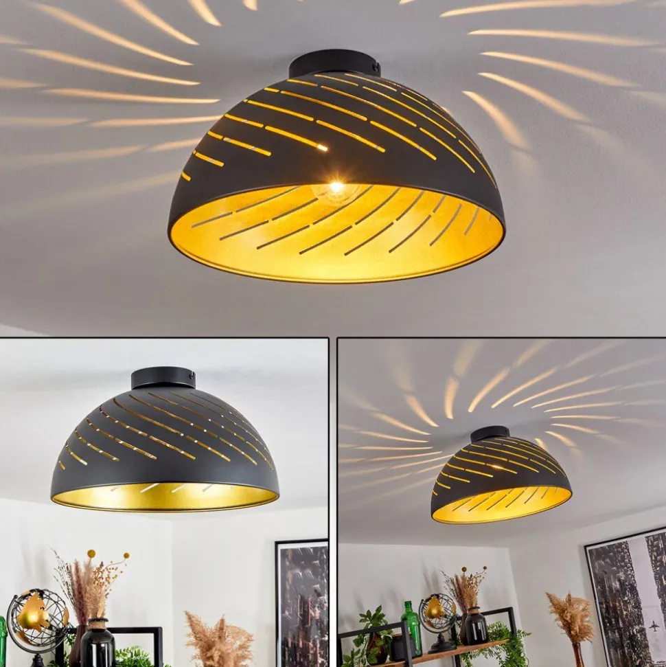 Plafonnier Osina Noir, 1 Lumiere