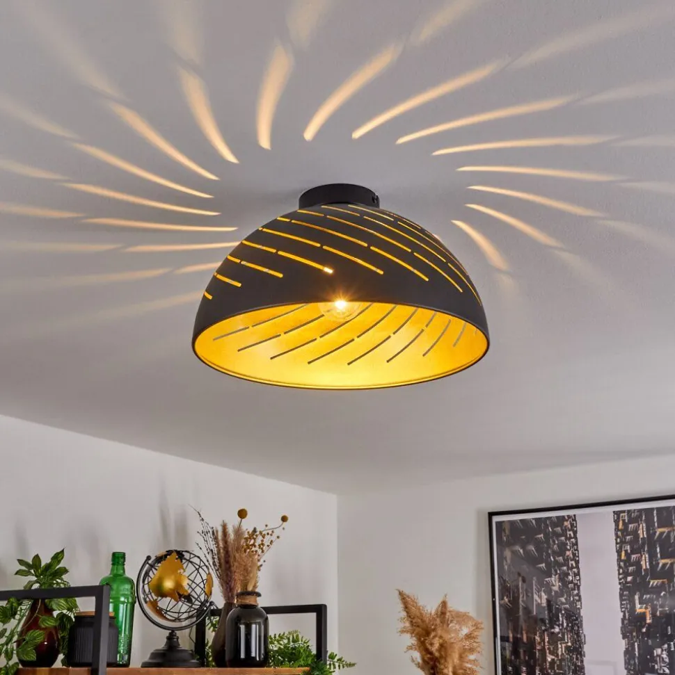 Plafonnier Osina Noir, 1 Lumiere