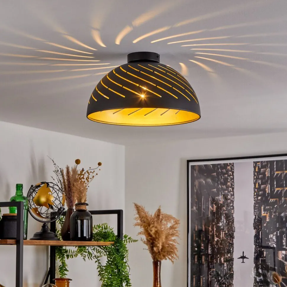 Plafonnier Osina Noir, 1 Lumiere