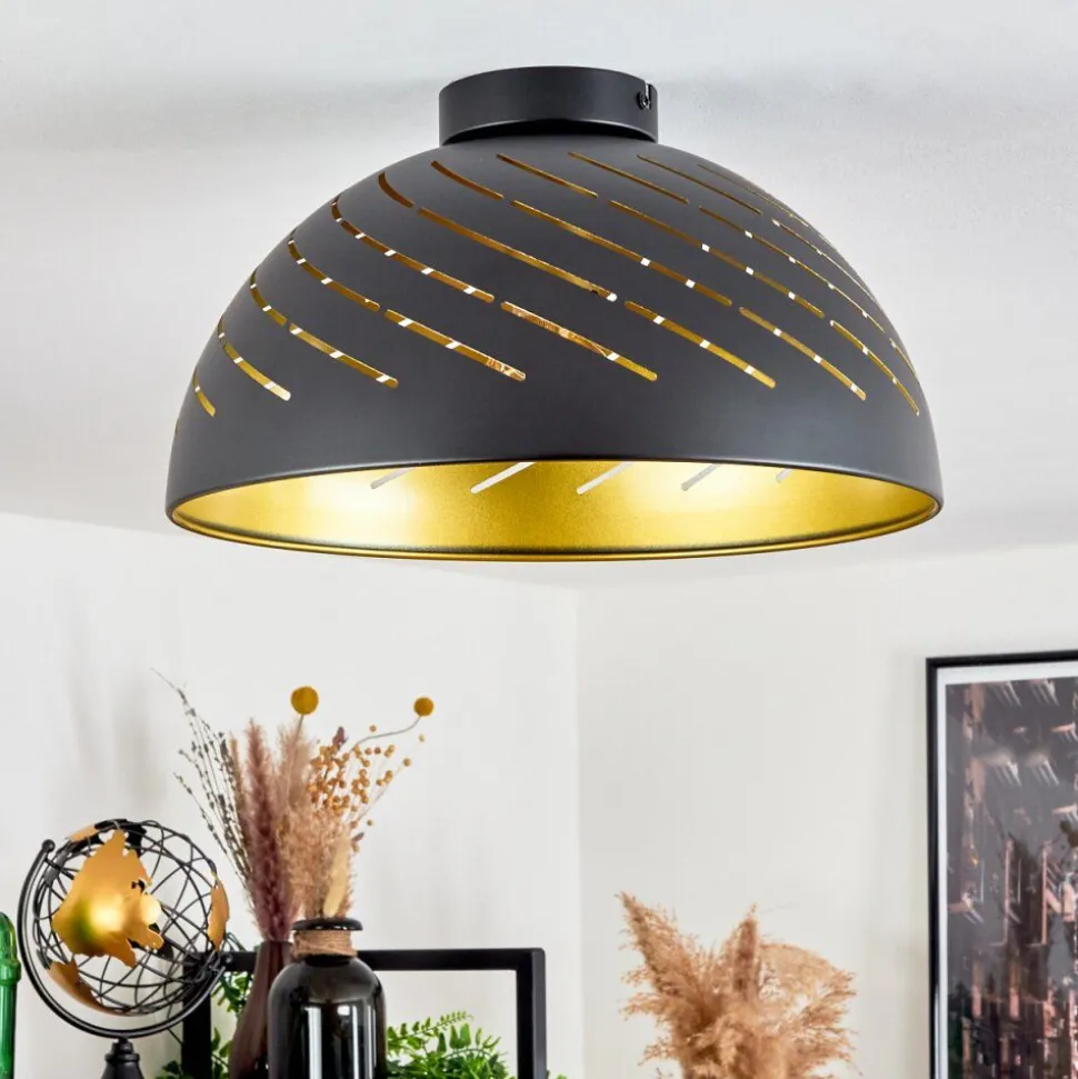 Plafonnier Osina Noir, 1 Lumiere