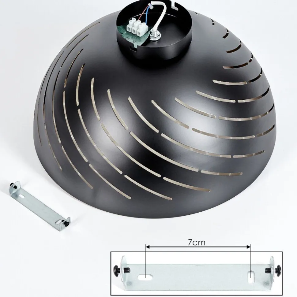 Plafonnier Osina Noir, 1 Lumiere