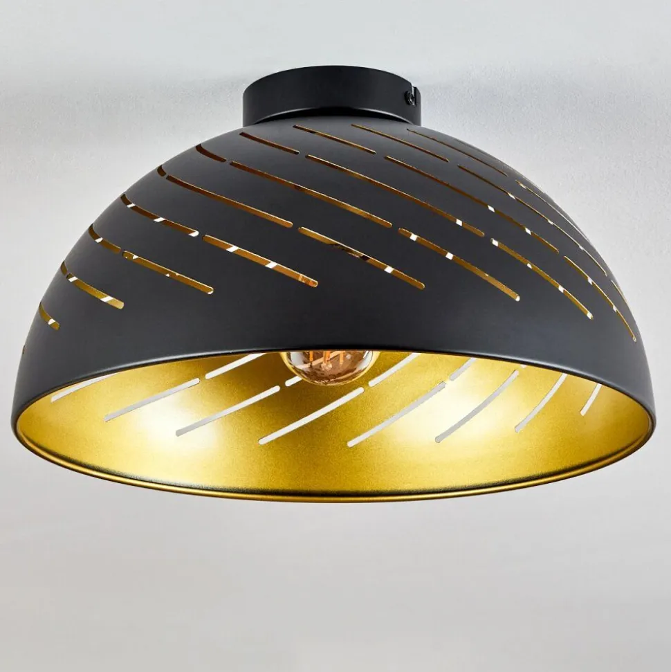 Plafonnier Osina Noir, 1 Lumiere