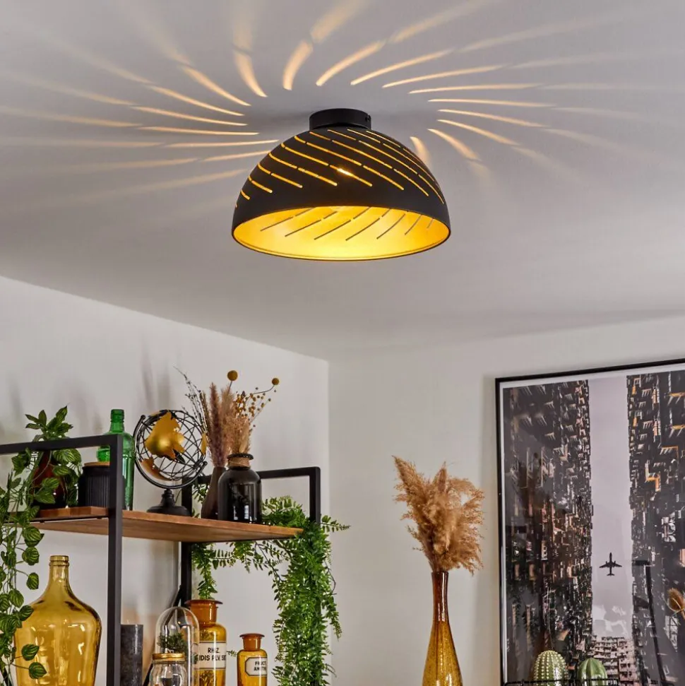 Plafonnier Osina Noir, 1 Lumiere