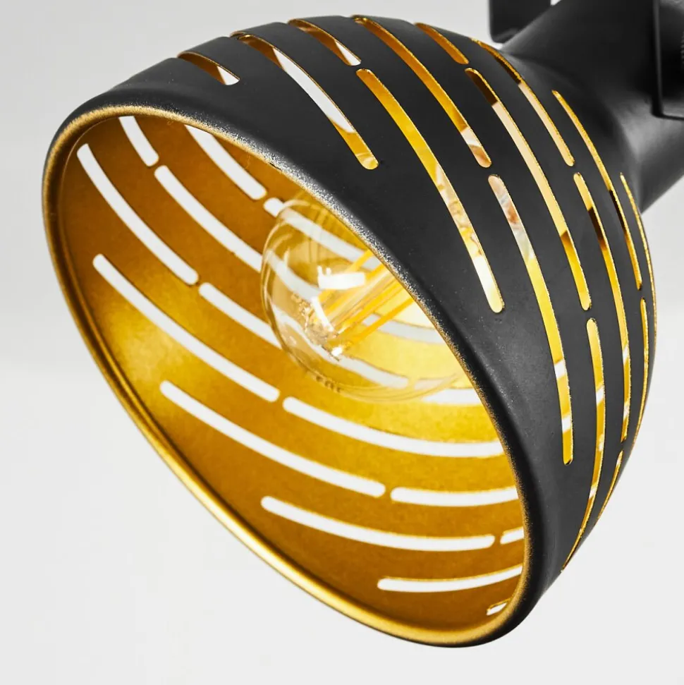 Plafonnier Osina Noir, 2 Lumieres