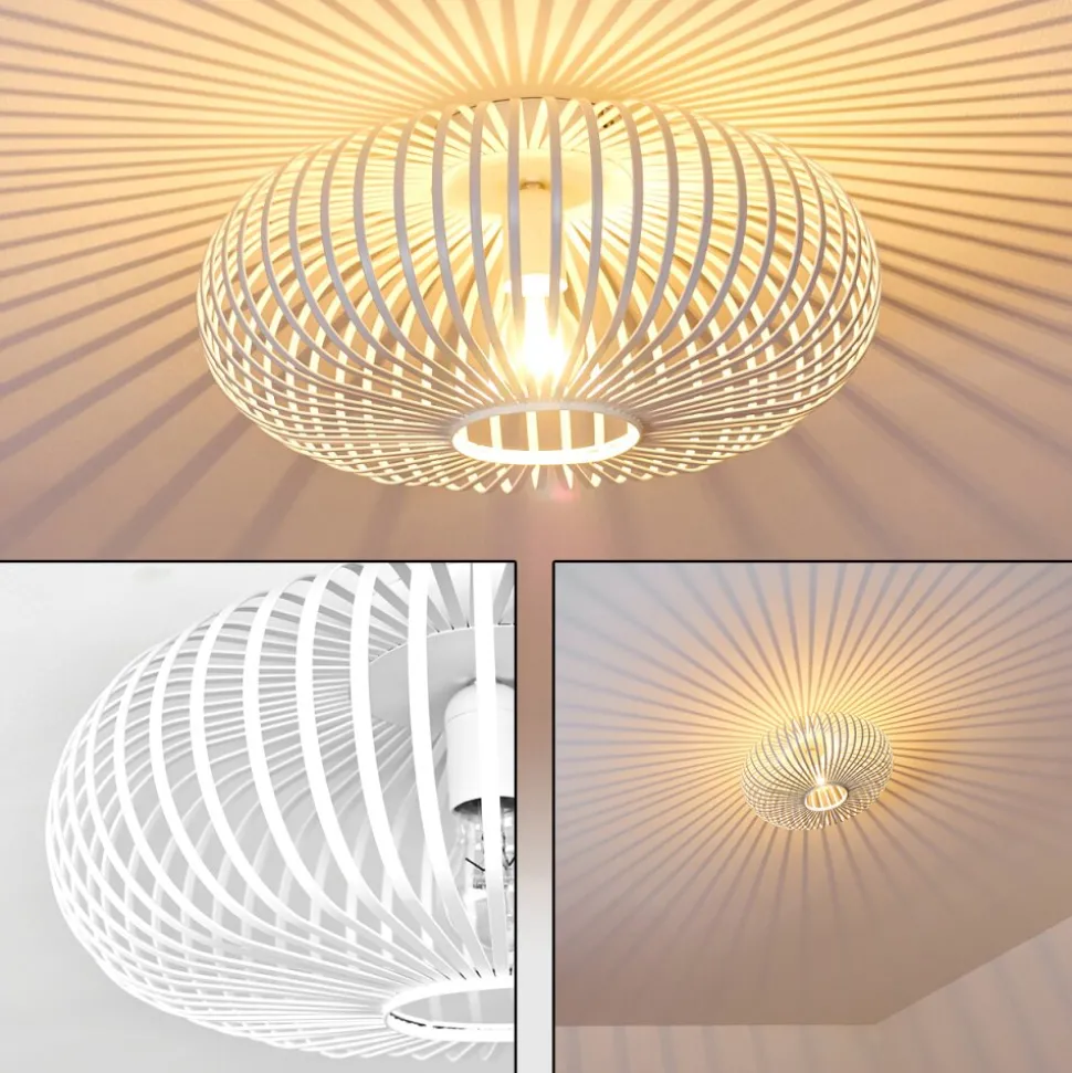 Plafonnier Ovari Blanc, 1 Lumiere