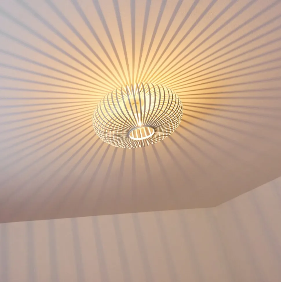 Plafonnier Ovari Blanc, 1 Lumiere