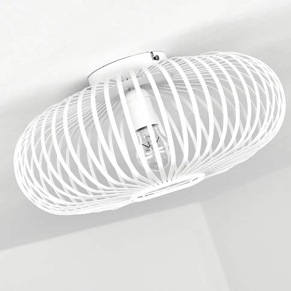 Plafonnier Ovari Blanc, 1 Lumiere
