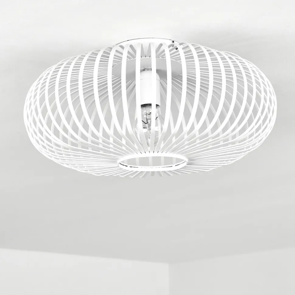 Plafonnier Ovari Blanc, 1 Lumiere