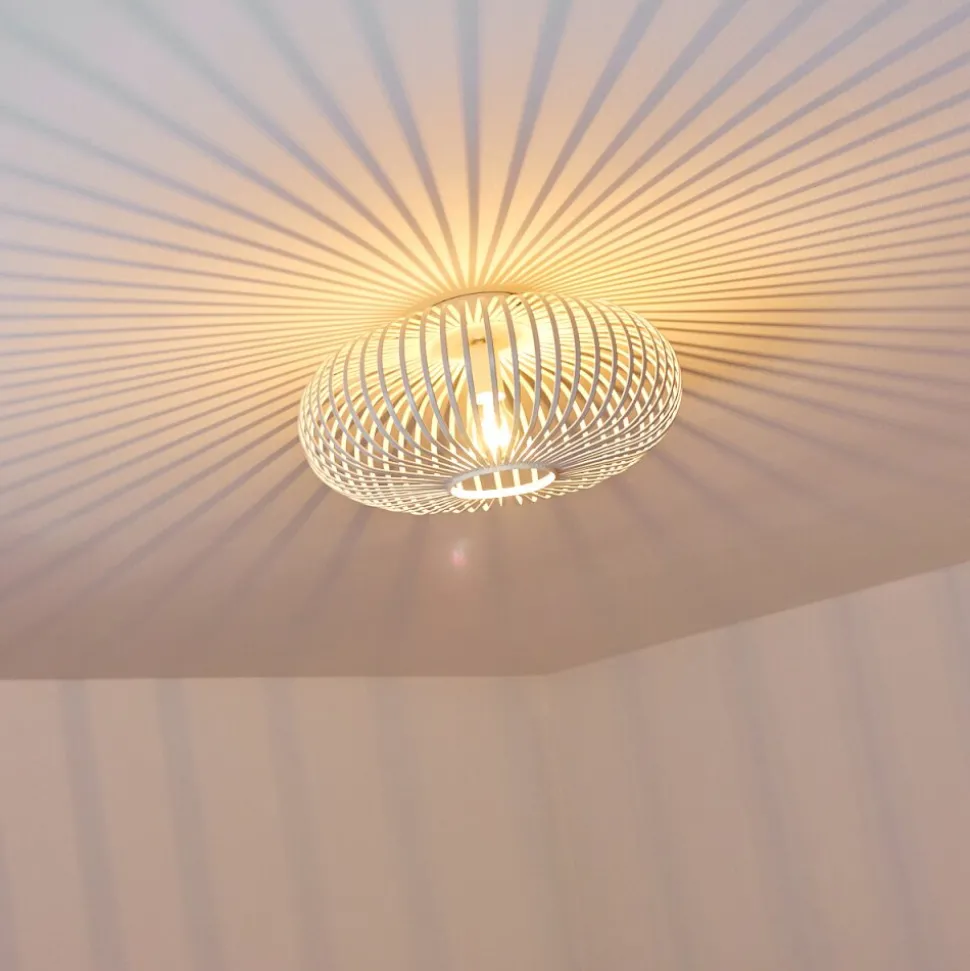 Plafonnier Ovari Blanc, 1 Lumiere