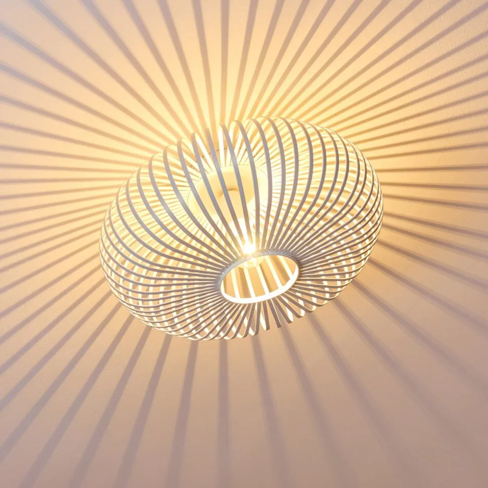 Plafonnier Ovari Blanc, 1 Lumiere