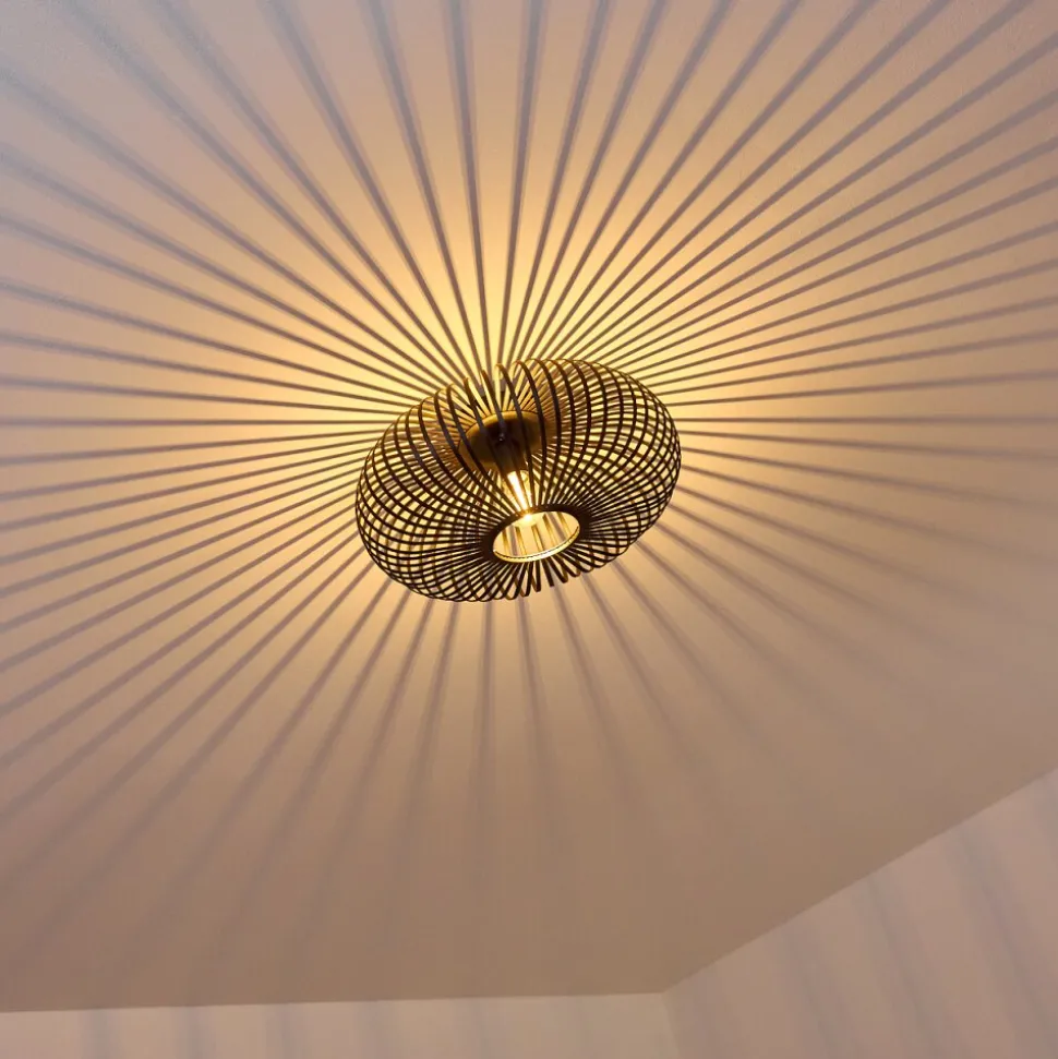 Plafonnier Ovari Noir, 1 Lumiere