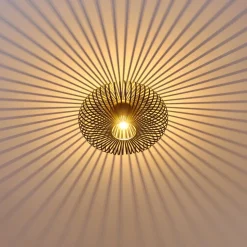 Plafonnier Ovari Noir, 1 Lumiere