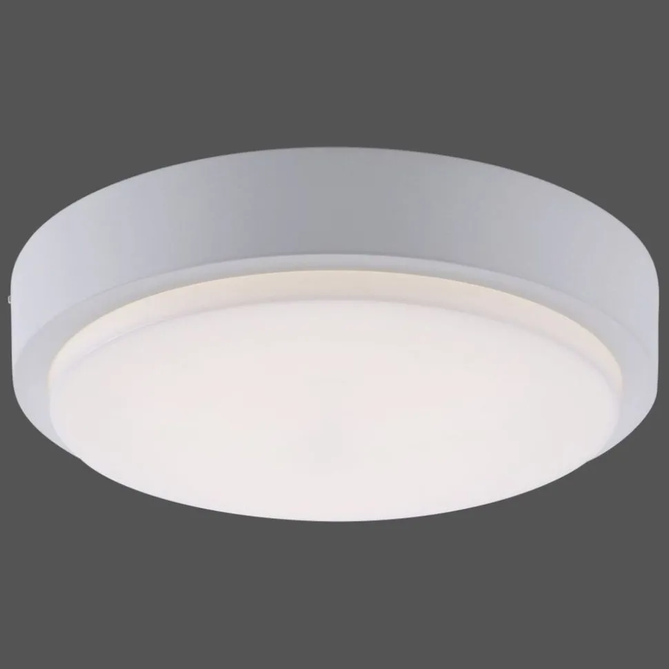 Plafonnier Paul Neuhaus Q-Lenny Led Blanc, 1 Lumiere, Telecommandes, Changeur De Couleurs
