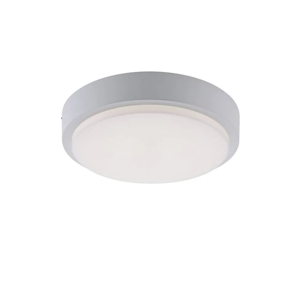Plafonnier Paul Neuhaus Q-Lenny Led Blanc, 1 Lumiere, Telecommandes, Changeur De Couleurs