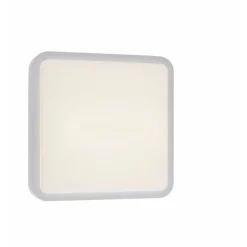 Plafonnier Paul Neuhaus Q-Lenny Led Blanc, 1 Lumiere, Telecommandes, Changeur De Couleurs