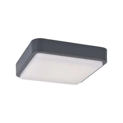 Plafonnier Paul Neuhaus Q-Lenny Led Anthracite, 1 Lumiere, Telecommandes, Changeur De Couleurs