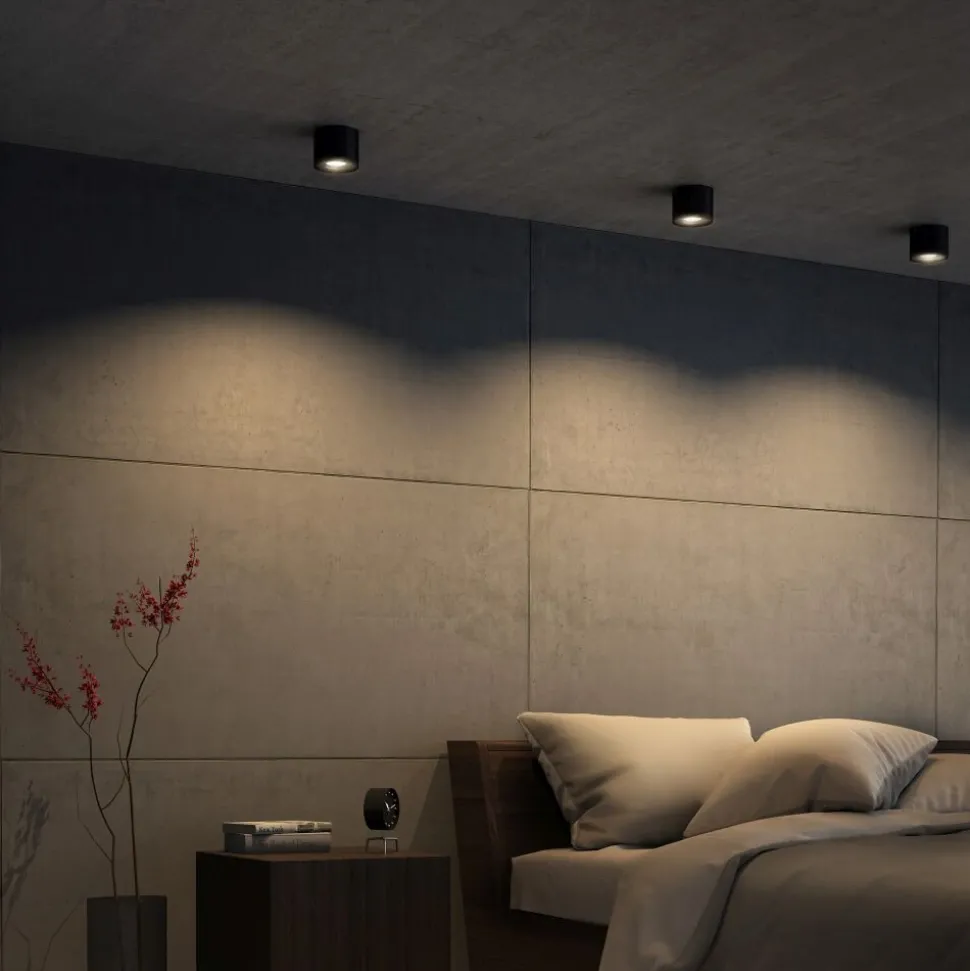 Plafonnier Philips Phase Led Noir, 1 Lumiere