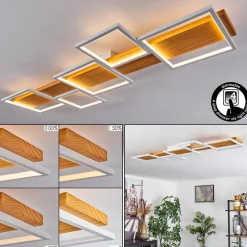 Plafonnier Pompu Led Blanc, 1 Lumiere