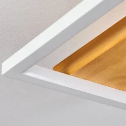 Plafonnier Pompu Led Blanc, 1 Lumiere