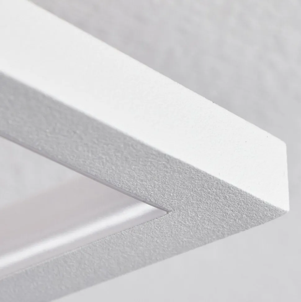 Plafonnier Pompu Led Blanc, 1 Lumiere