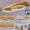Plafonnier Pompu Led Ecru, Blanc, 1 Lumiere