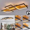 Plafonnier Pompu Led Noir, 1 Lumiere
