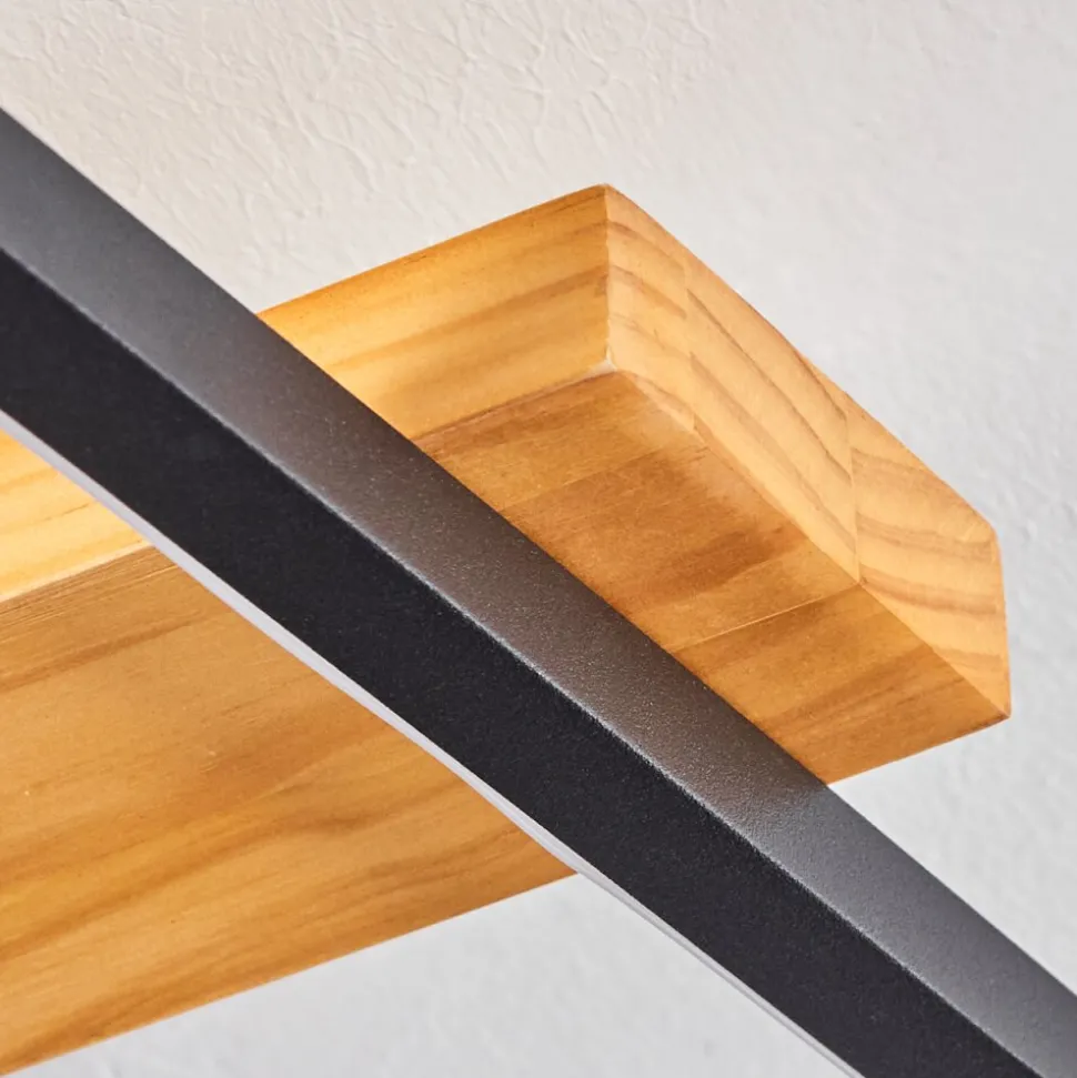 Plafonnier Pompu Led Noir, 1 Lumiere