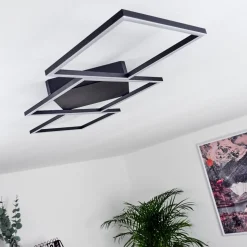 Plafonnier Pourao Led Blanc, 1 Lumiere