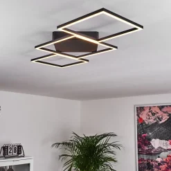 Plafonnier Pourao Led Blanc, 1 Lumiere