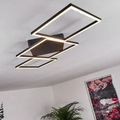 Plafonnier Pourao Led Blanc, 1 Lumiere