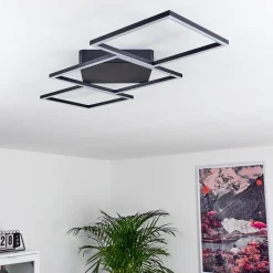 Plafonnier Pourao Led Blanc, 1 Lumiere
