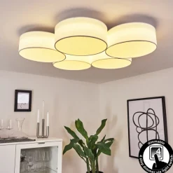 Plafonnier Purus Led Blanc, 1 Lumiere
