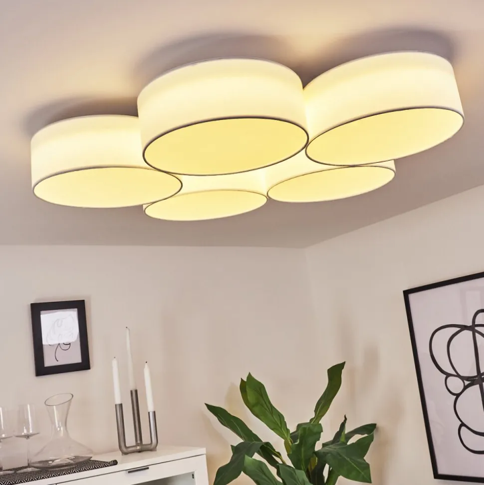 Plafonnier Purus Led Blanc, 1 Lumiere