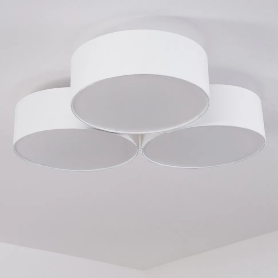 Plafonnier Purus Led Blanc, 1 Lumiere