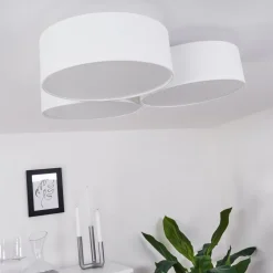 Plafonnier Purus Led Blanc, 1 Lumiere