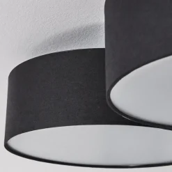 Plafonnier Purus Led Noir, 1 Lumiere