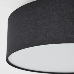 Plafonnier Purus Led Noir, 1 Lumiere
